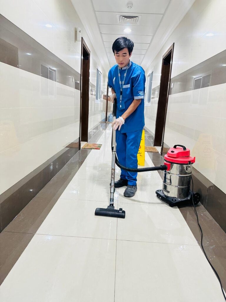 MKM team delivering professional office cleaning